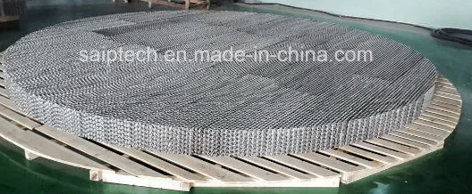 Cooling Towers Perforated Plate Corrugated Packing Wire Gauze Metal Structured Tower Packing